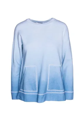 3/4 Sleeve Ombre Pullover