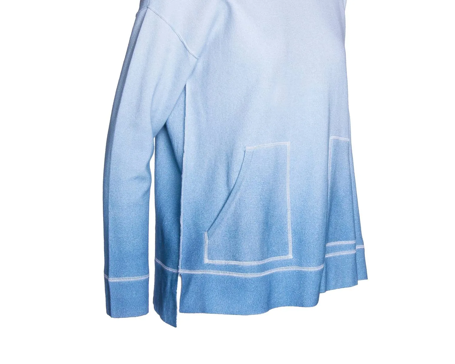 3/4 Sleeve Ombre Pullover