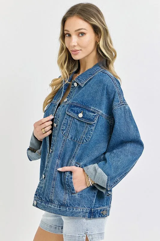 Birdie Denim Over Sized Jacket