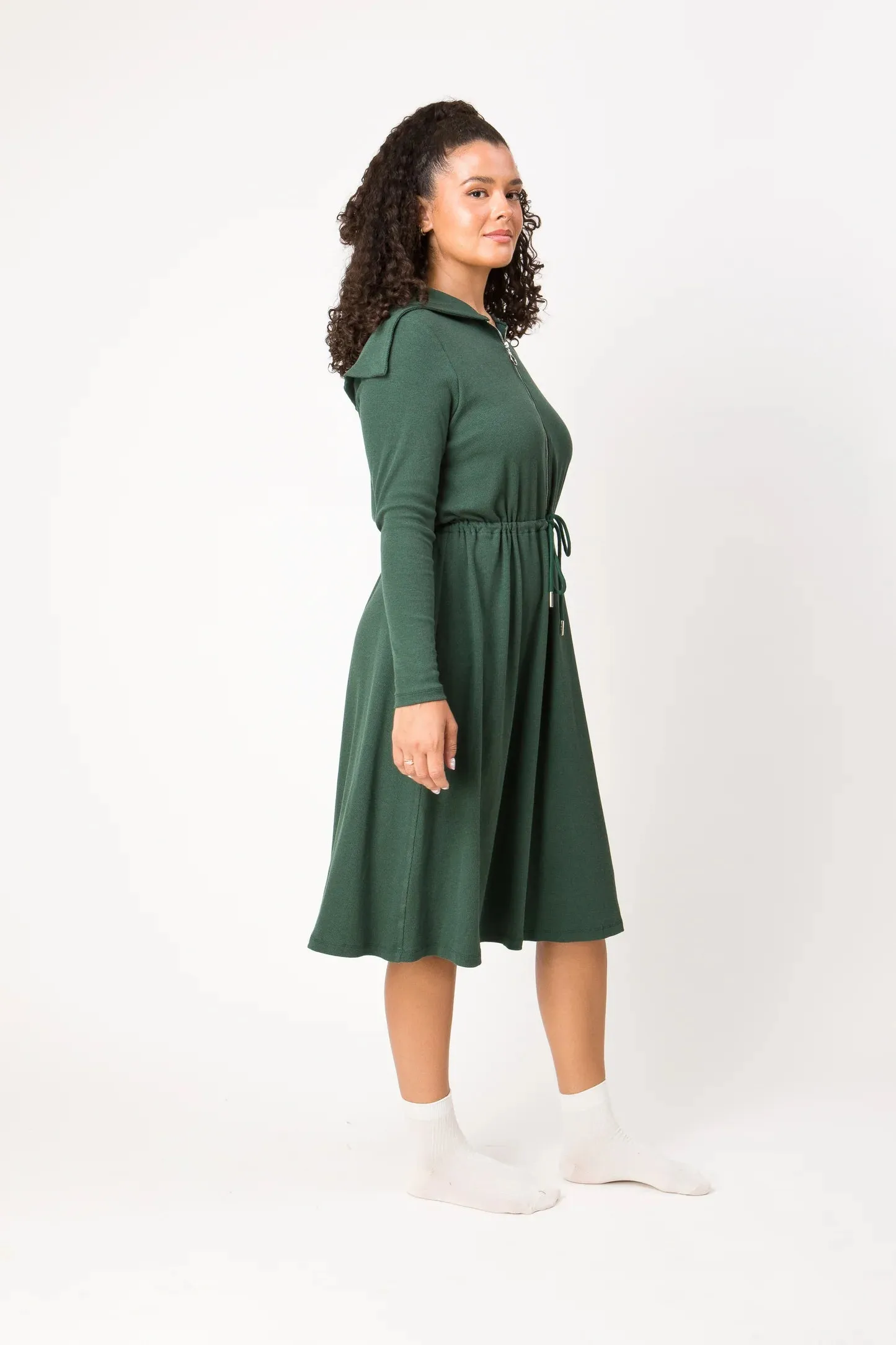 Biwa Dress Green