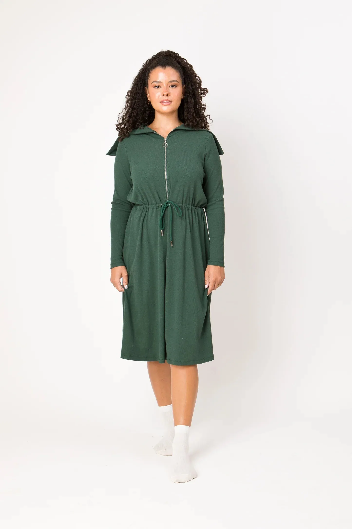 Biwa Dress Green
