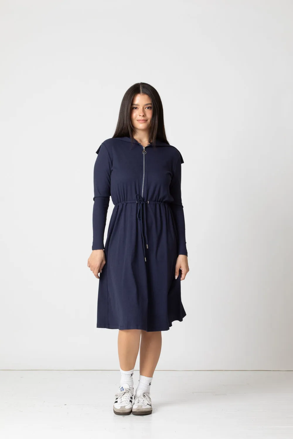 Biwa Dress Navy