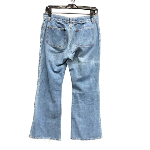 Blue Denim Jeans Flared Gap, Size 8