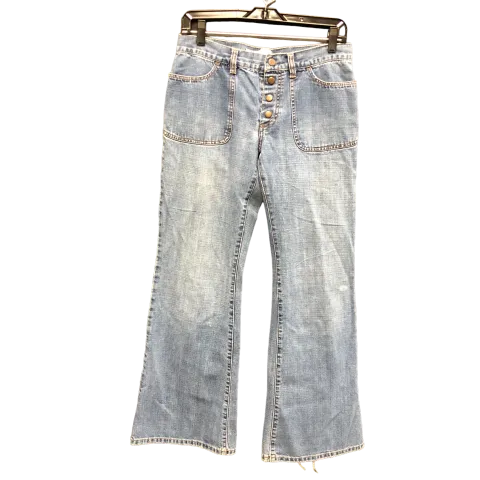 Blue Denim Jeans Flared Gap, Size 8