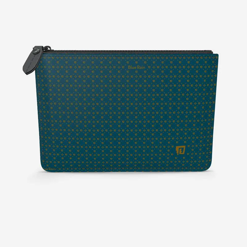 Blue Rain Anasazi I Leather Clutch