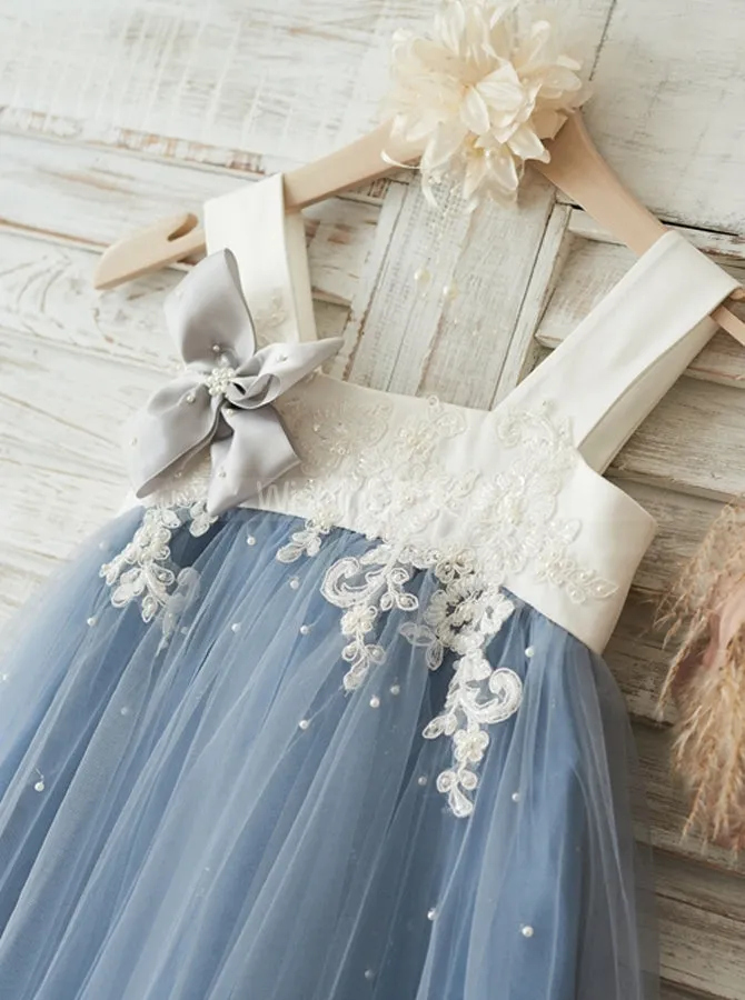 Cute Flower Girl Dresses,Tulle Tutu Dress, Flower Girl Dress with Straps,FD00083