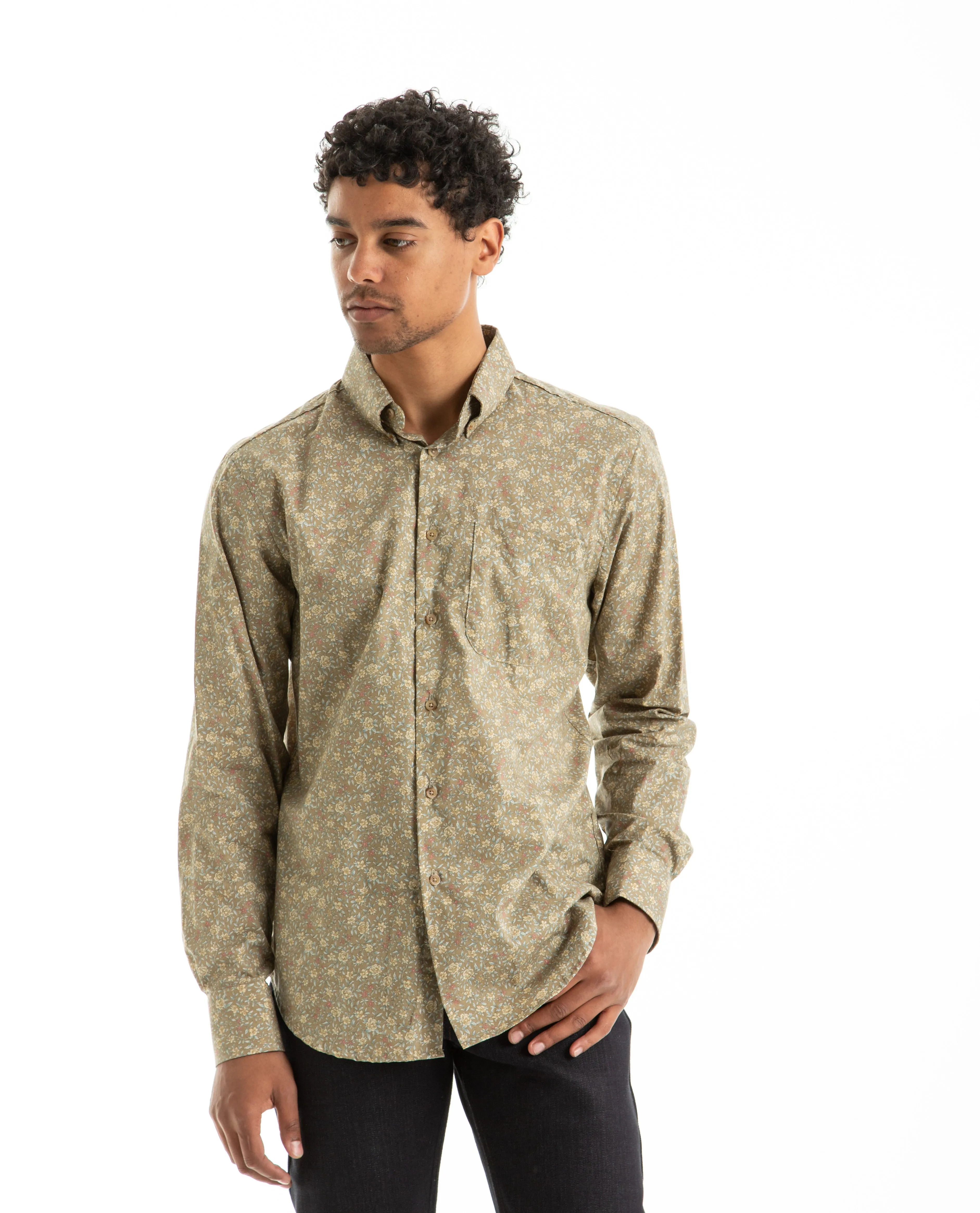 Easy Shirt Bell Flowers Cinnamon