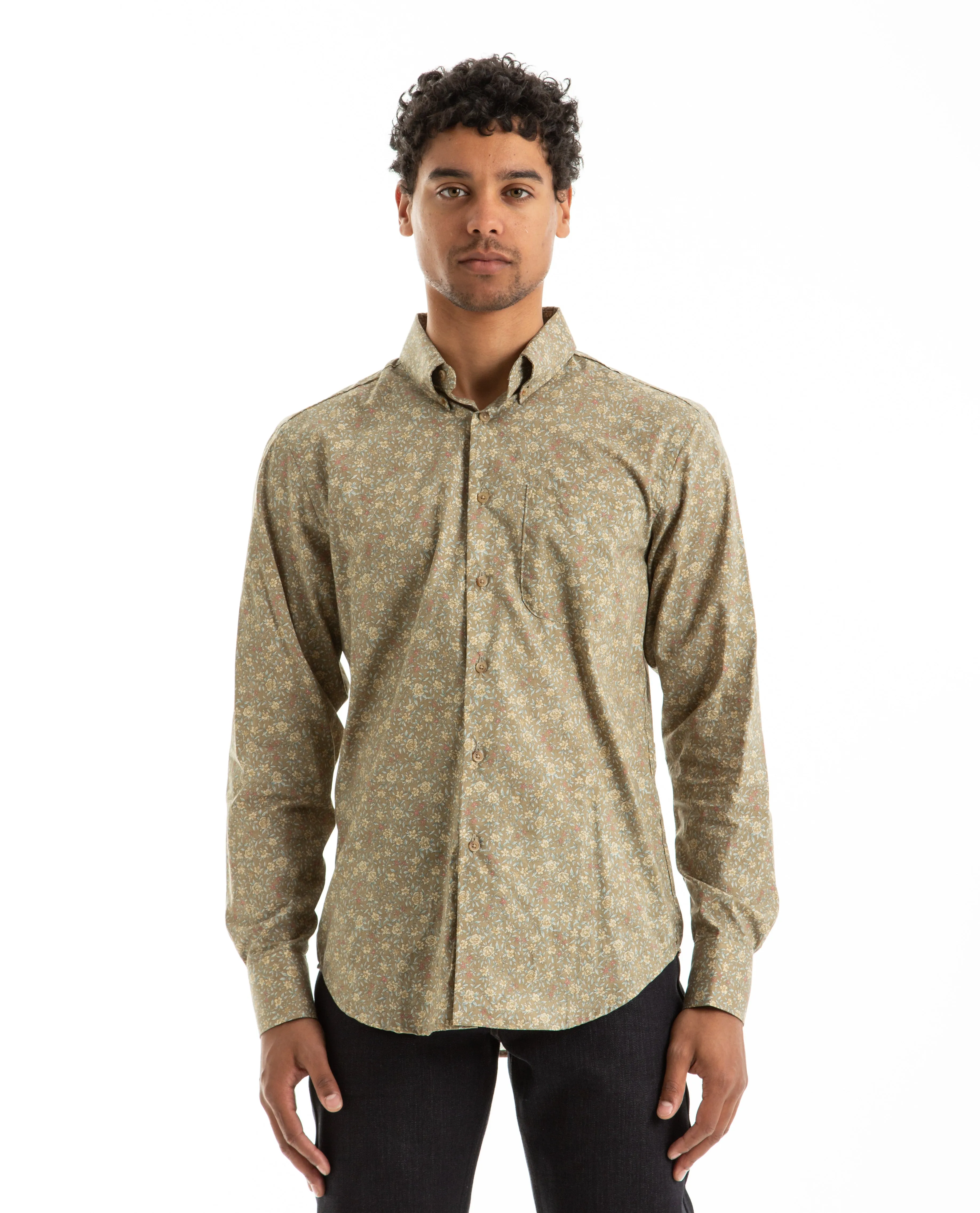 Easy Shirt Bell Flowers Cinnamon