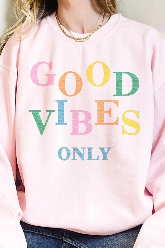 GOOD VIBES ONLY OVERSIZED SWEATSHIRT