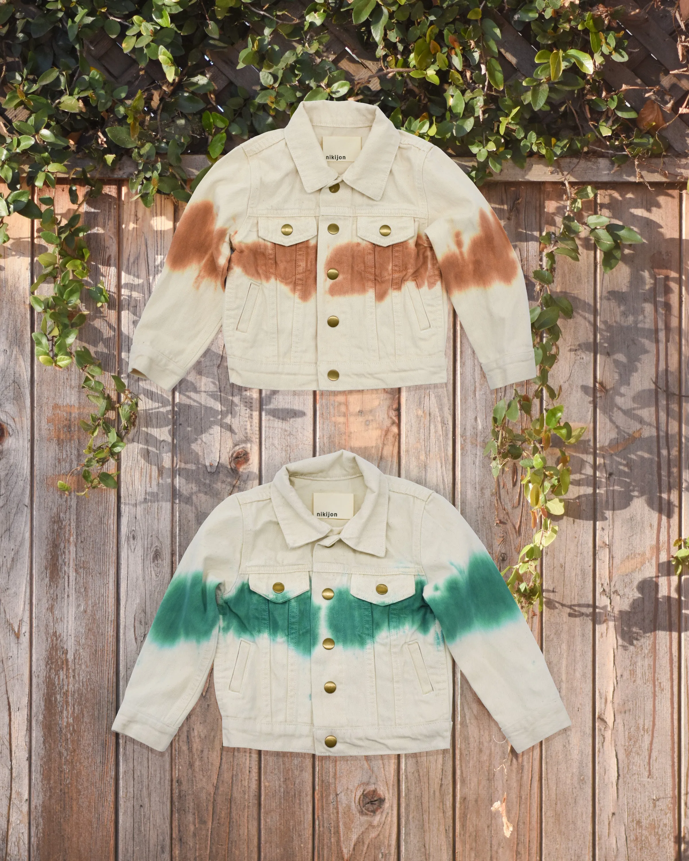 Kids' Striped Denim Jacket