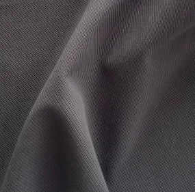 Loro Piana Mid-Weight Slate Grey Stretch Cotton Denim Twill (Made in Italy)