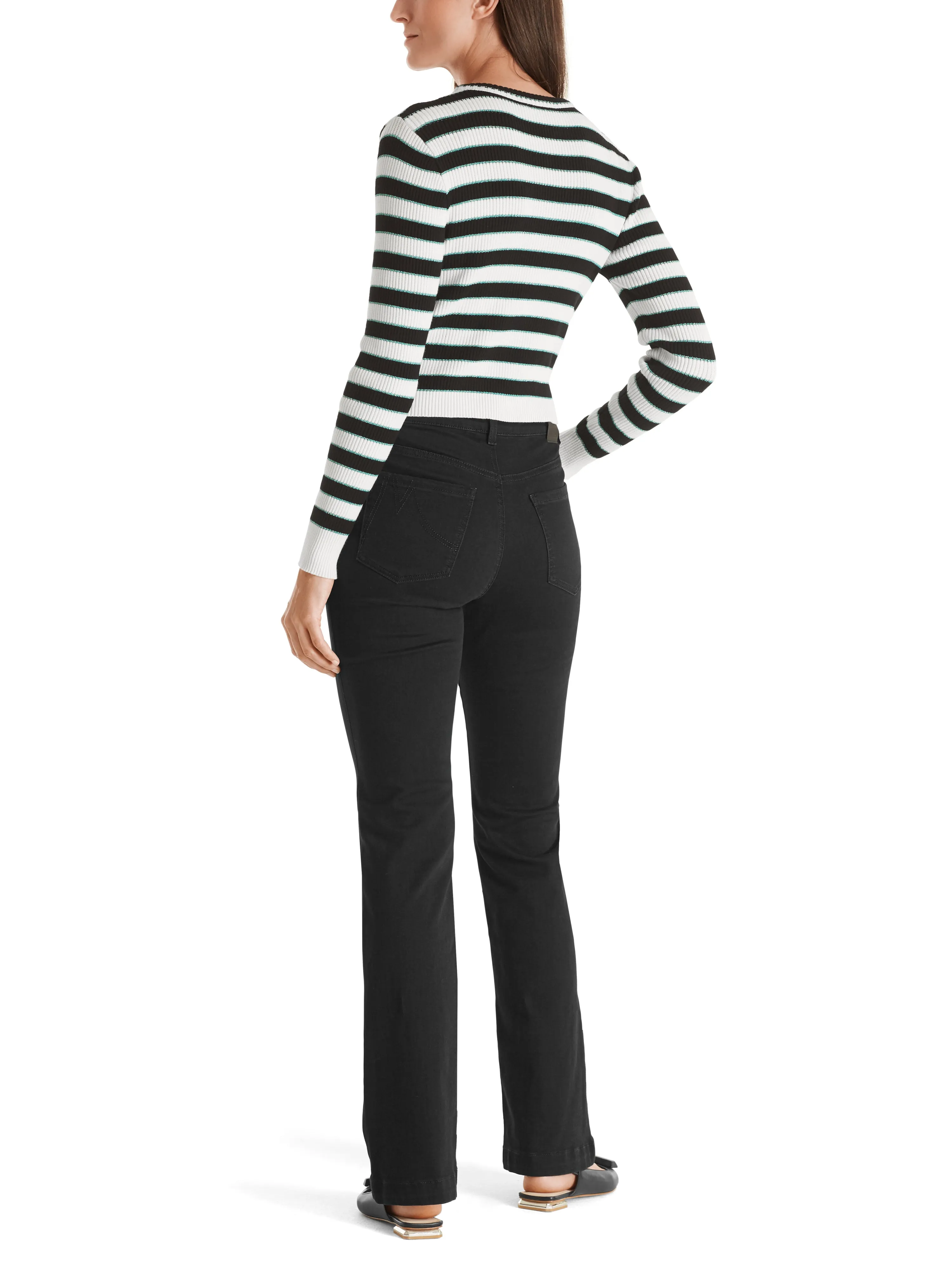 MARC CAIN Black Flared Jeans