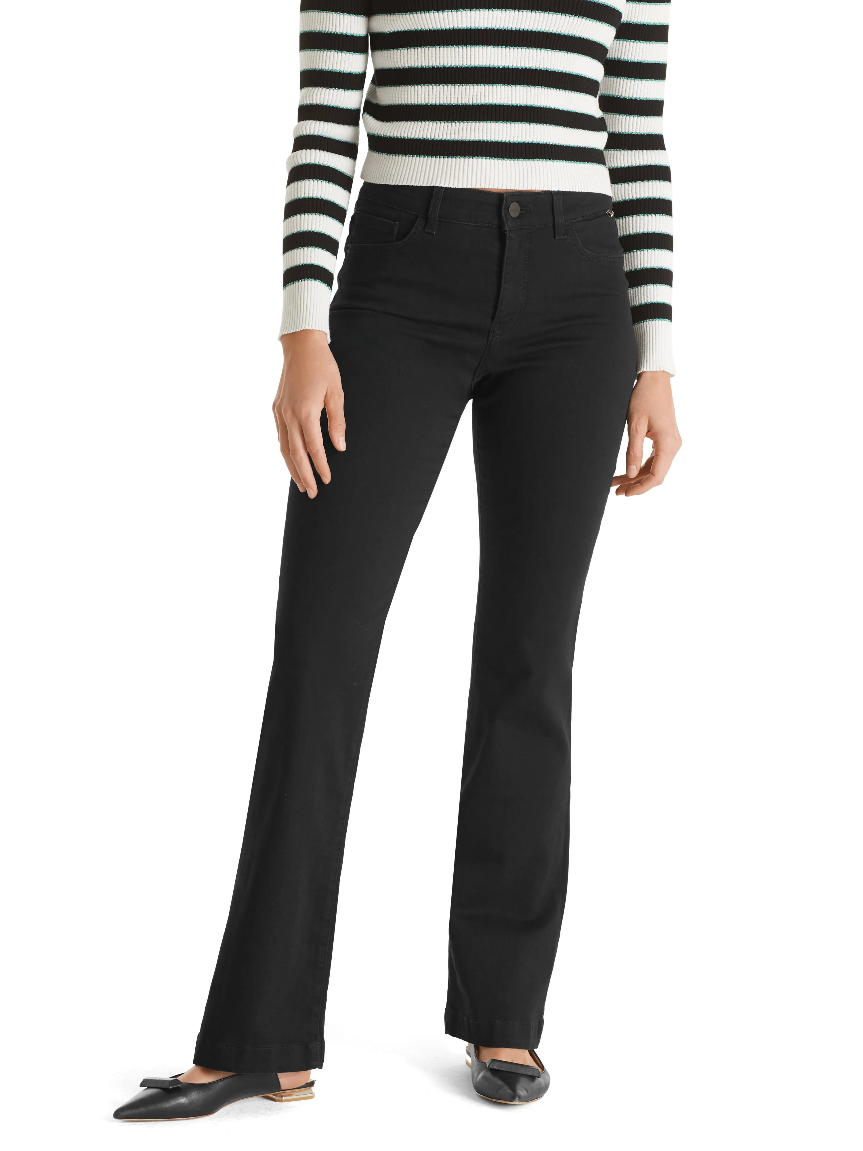 MARC CAIN Black Flared Jeans