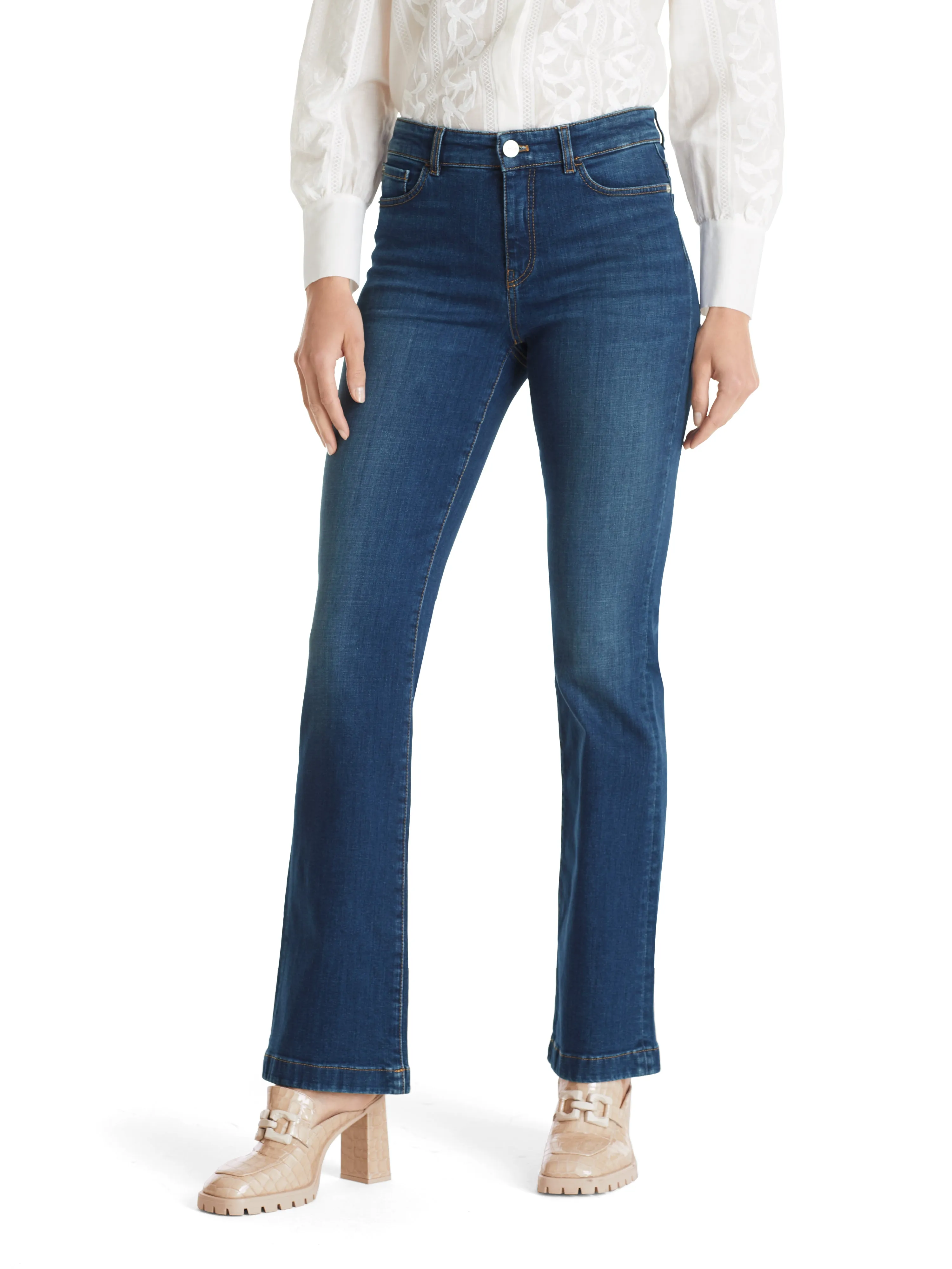MARC CAIN Blue Flared Jeans