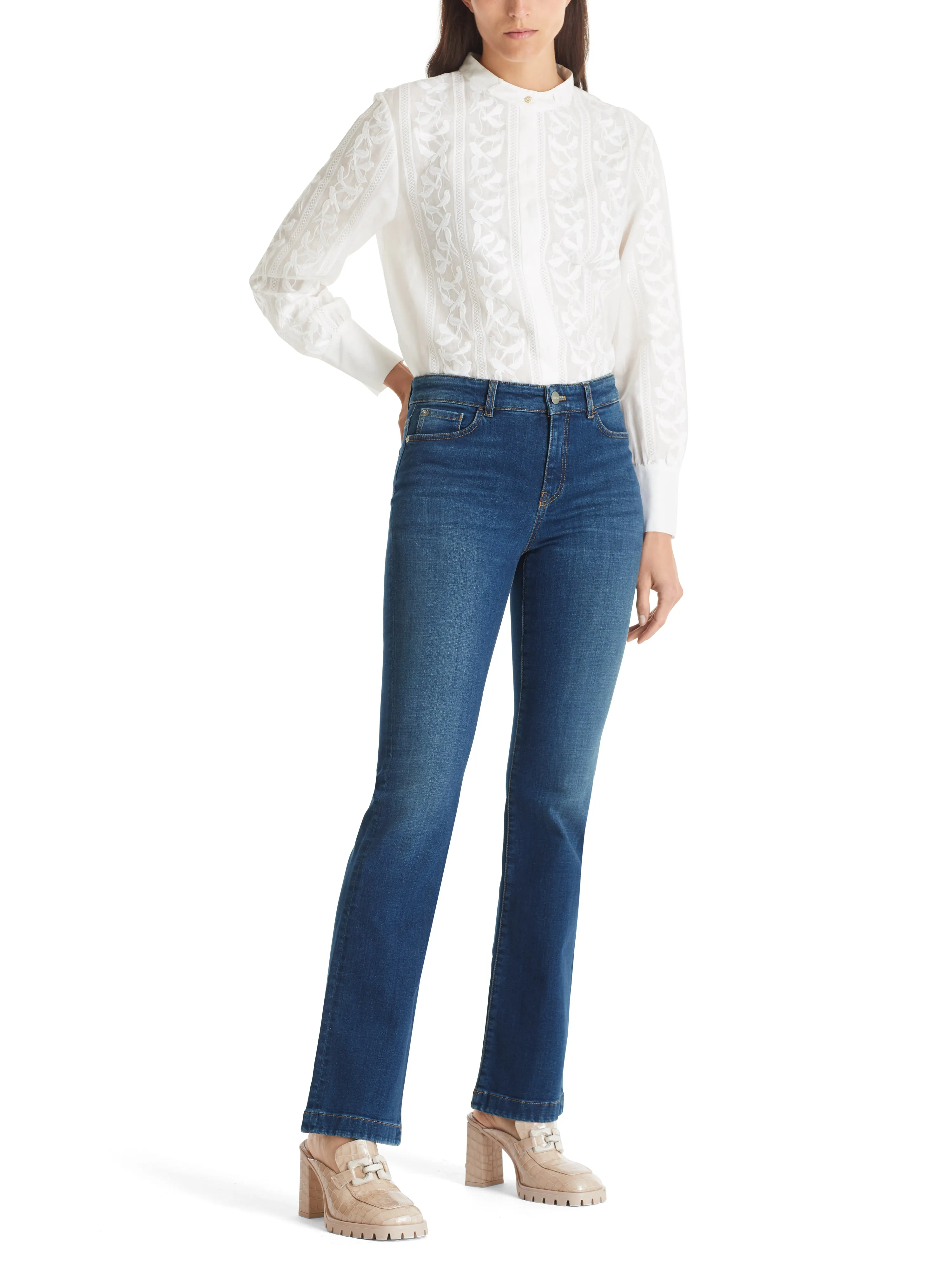 MARC CAIN Blue Flared Jeans
