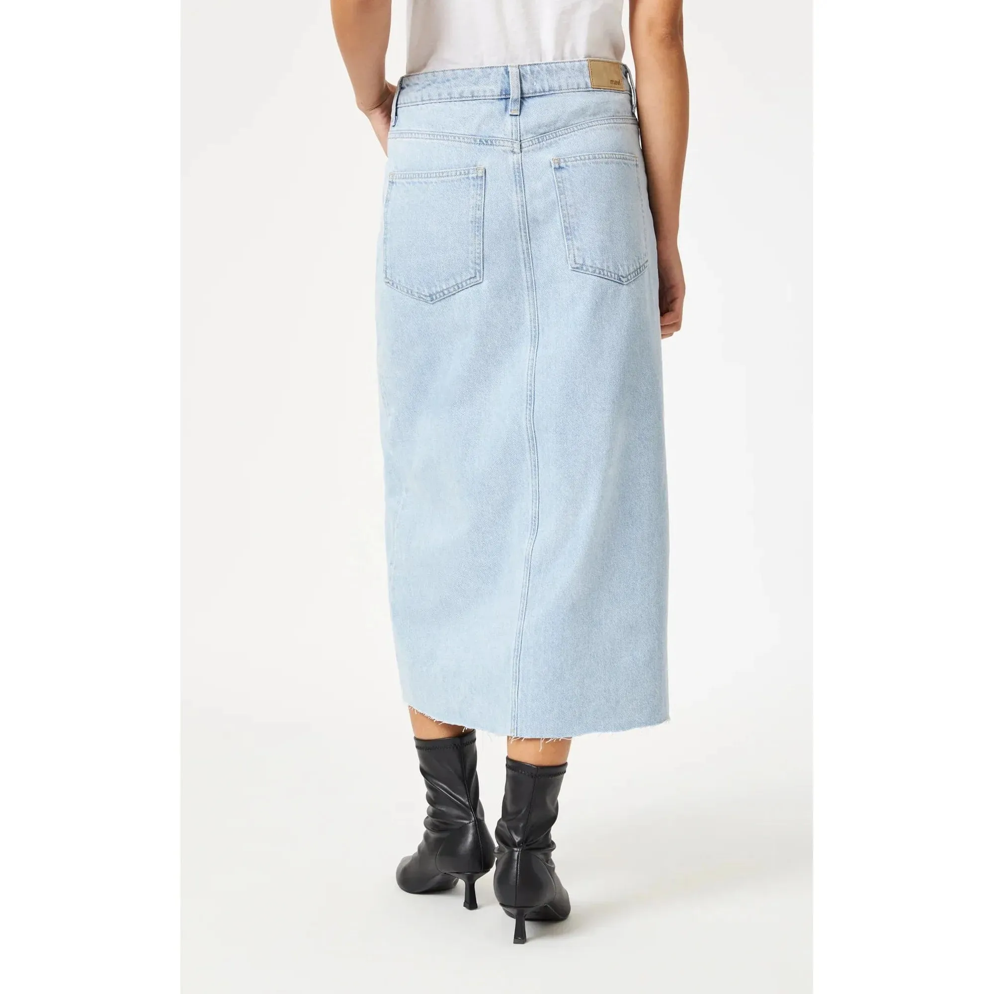 Mavi Marin Bleached Denim Skirt