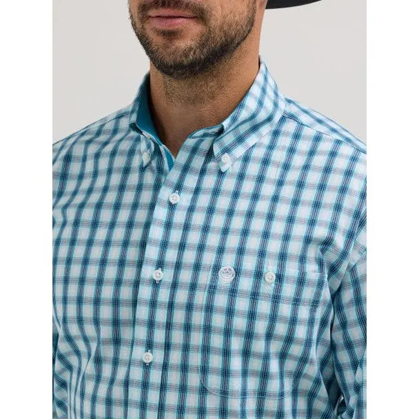 Men's Wrangler® George Strait™ Long Sleeve Button Down One Pocket Shirt 2356886