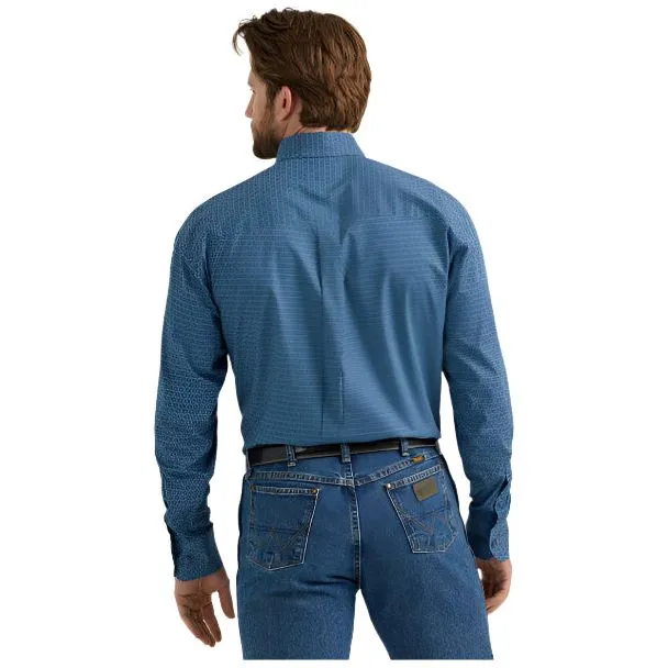 Men's Wrangler® George Strait One Pocket Long Sleeve Shirt 112352723