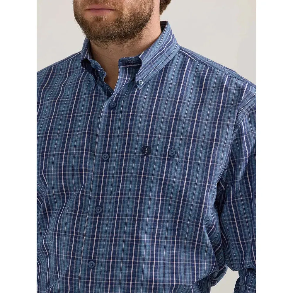 Men's Wrangler® George Strait One Pocket Long Sleeve Shirt 112352727