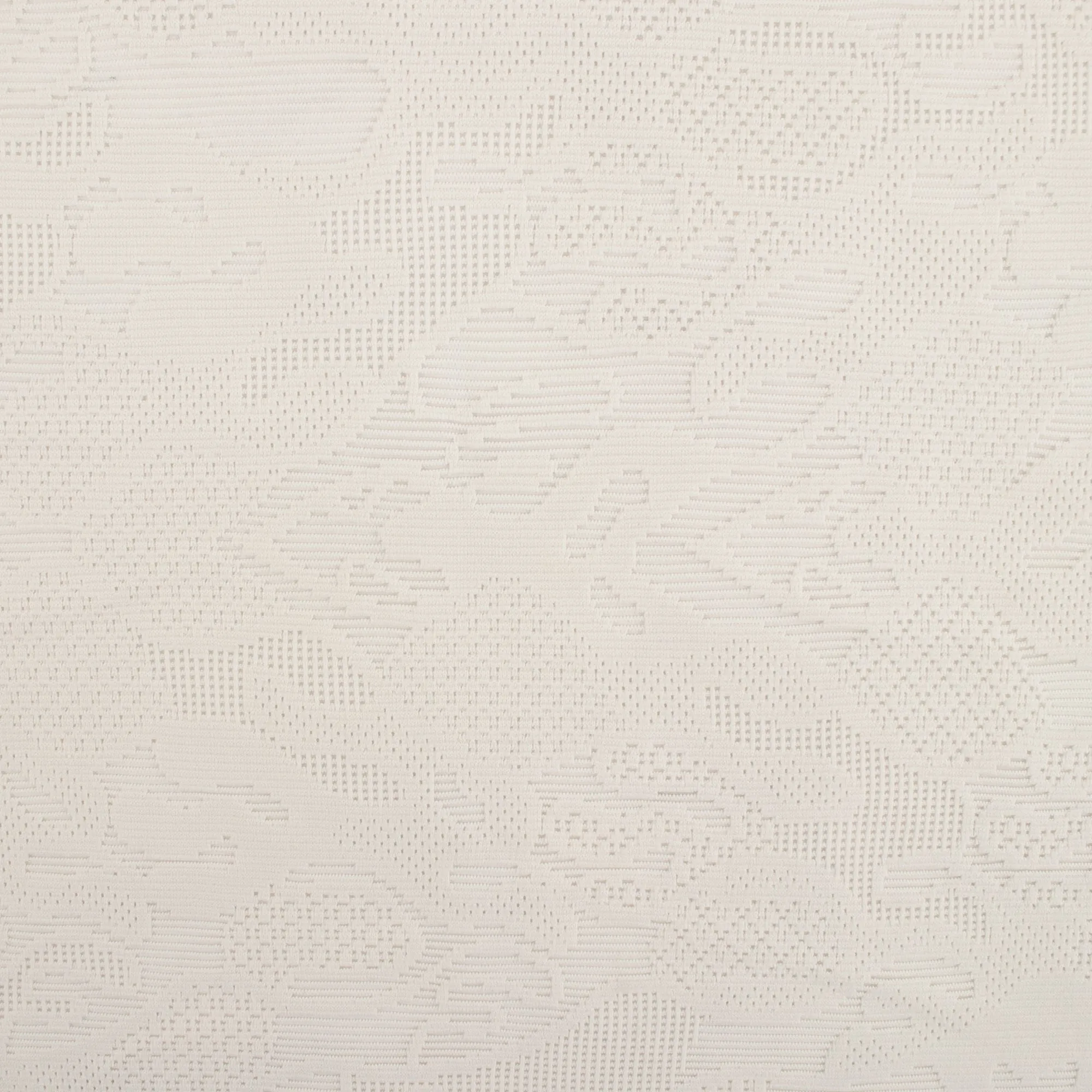 Novelty White Knit - Diamonds - Off white