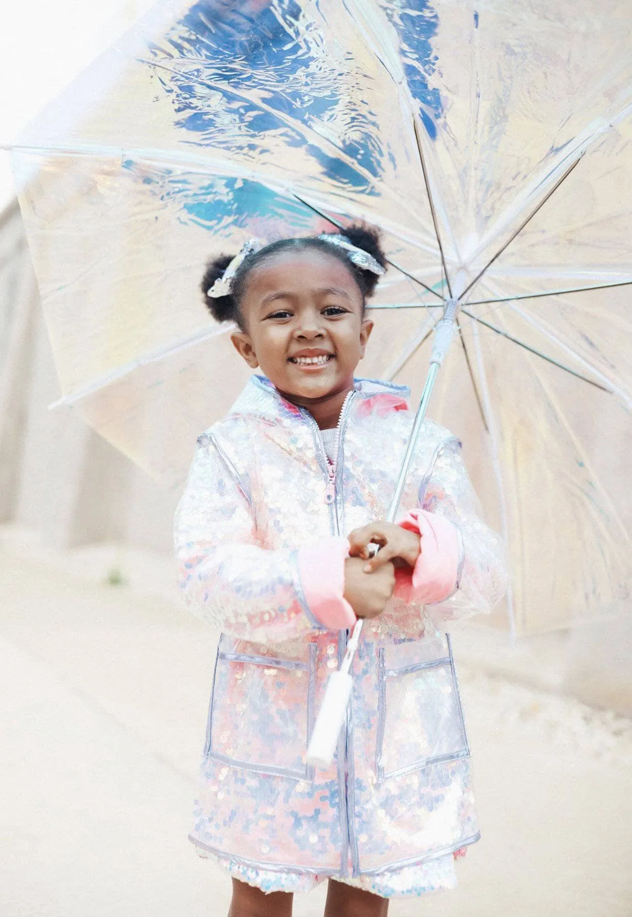 Paillette Magic Rain Jacket