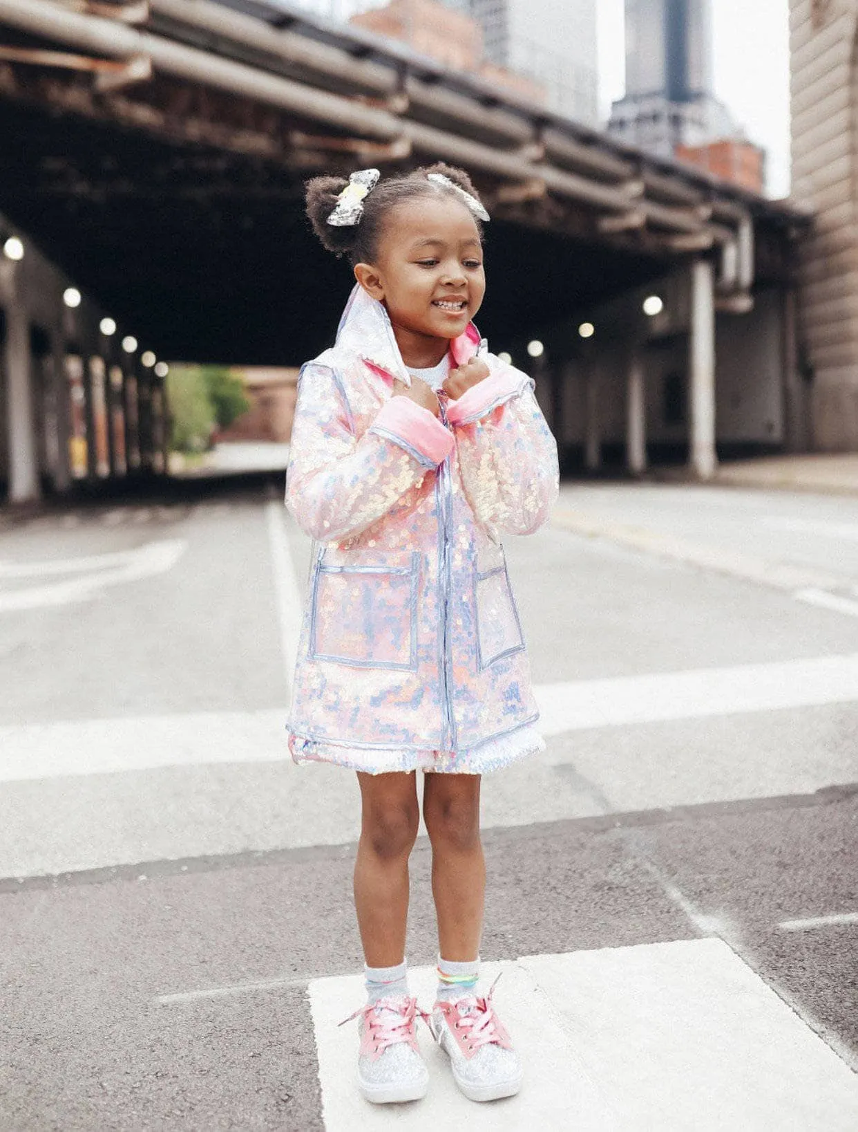 Paillette Magic Rain Jacket