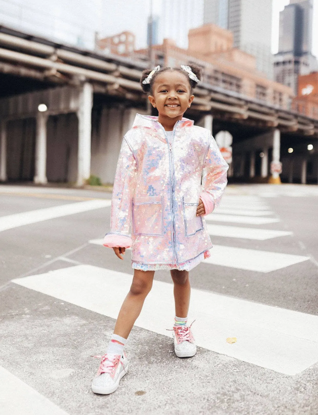 Paillette Magic Rain Jacket