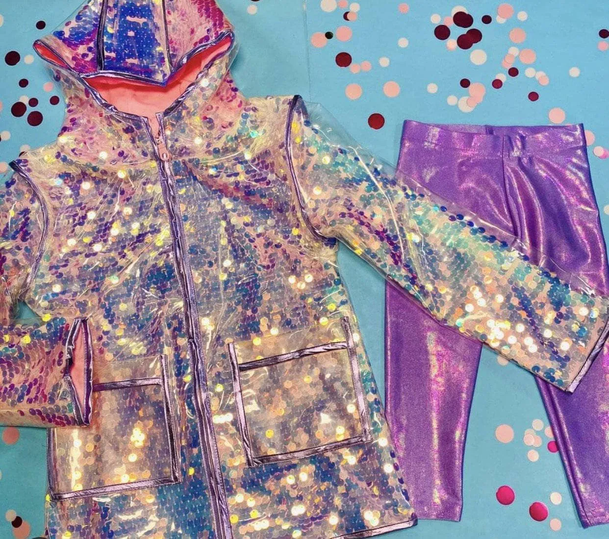 Paillette Magic Rain Jacket