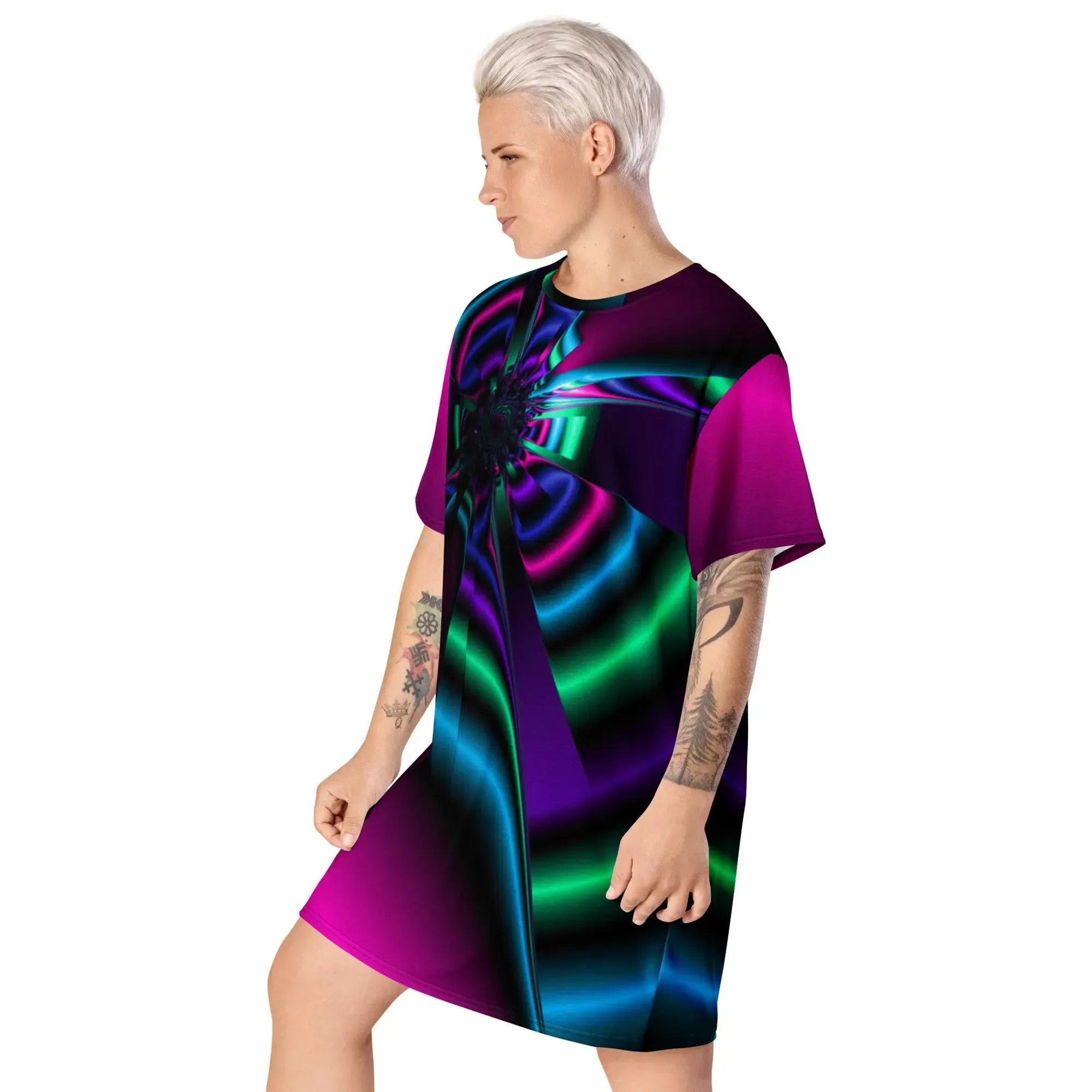 "Cosmic Blast" Collection - T-Shirt Dress