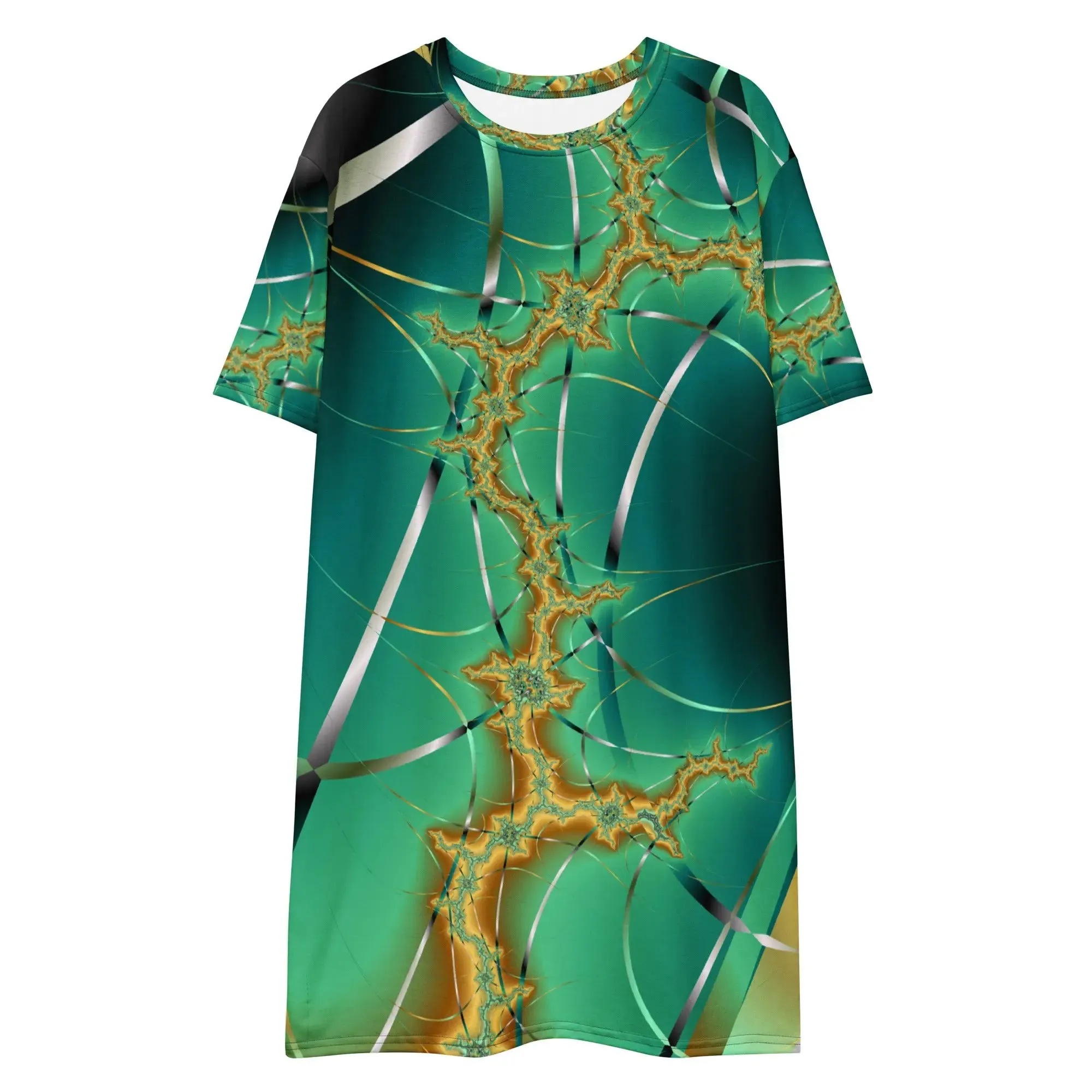 "Cosmic Twist" Collection - T-Shirt Dress