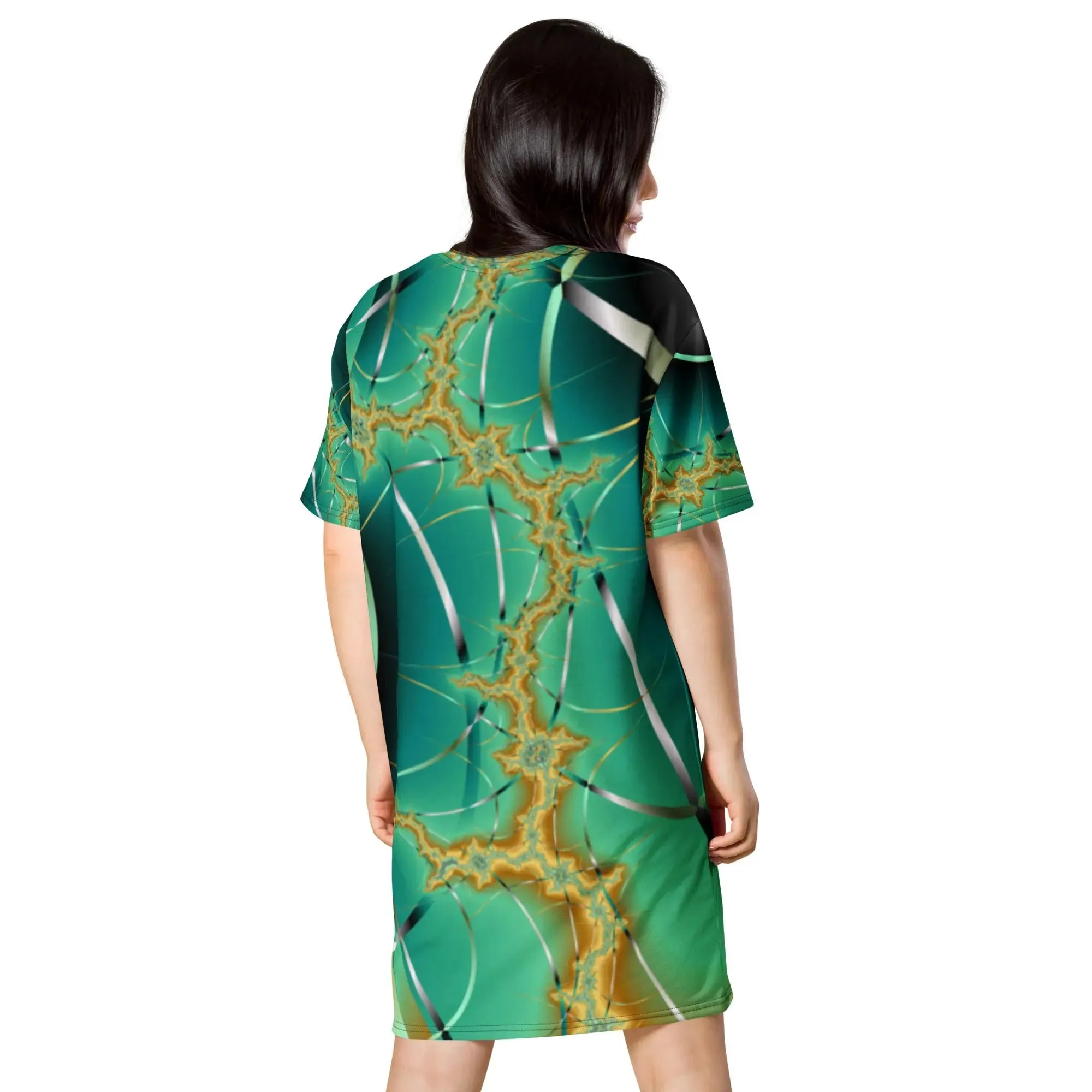 "Cosmic Twist" Collection - T-Shirt Dress