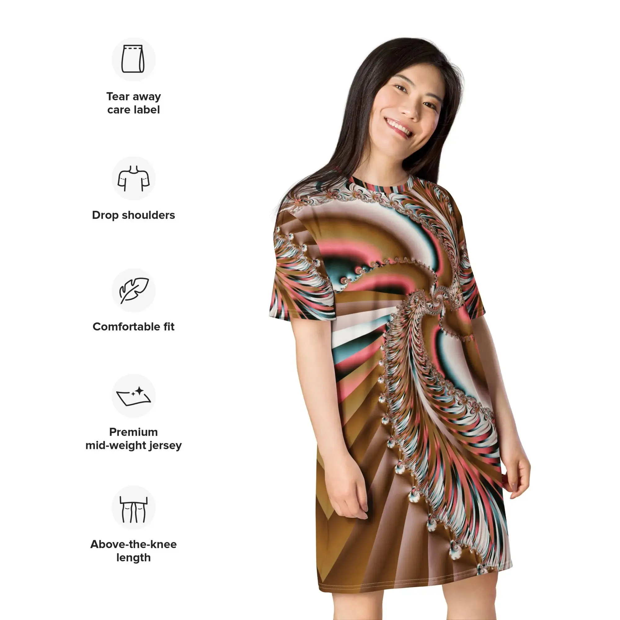 "Summer Spin" Collection - T-Shirt Dress