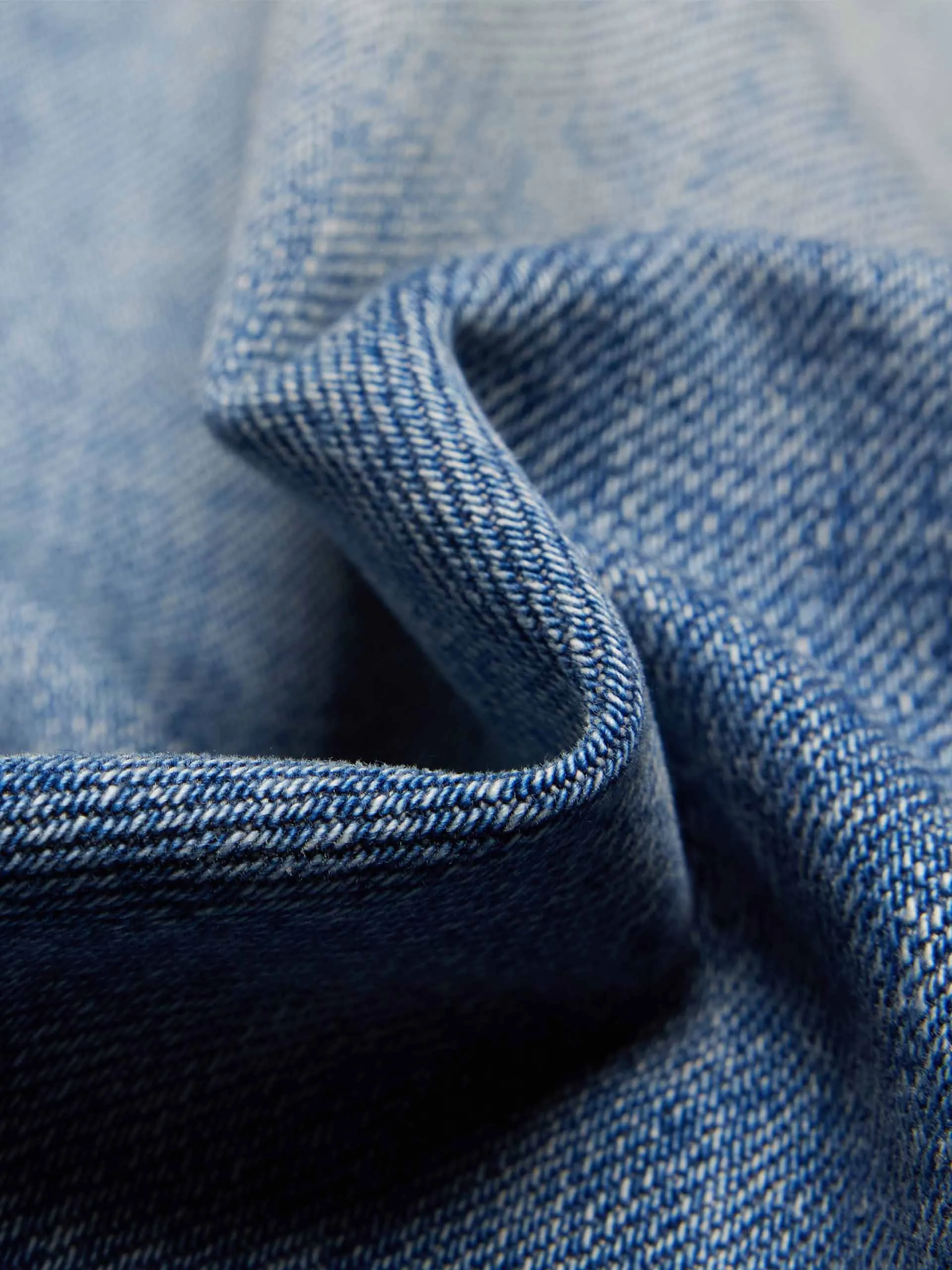Raw Hem Flare Jeans
