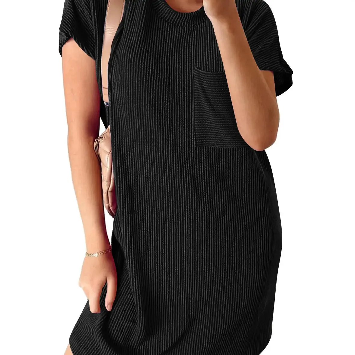 Ribbed T-Shirt Dress
