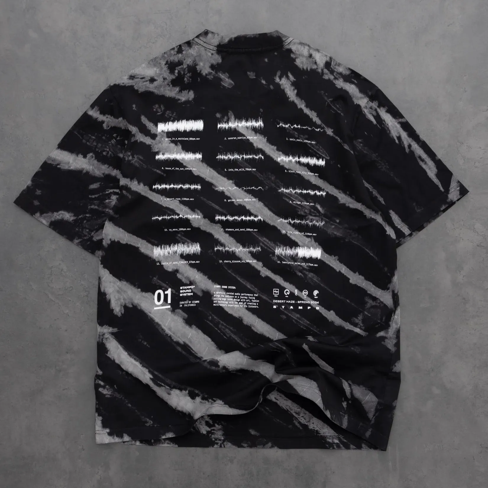 Stampd Sound System Tie Dye Relaxed Tee