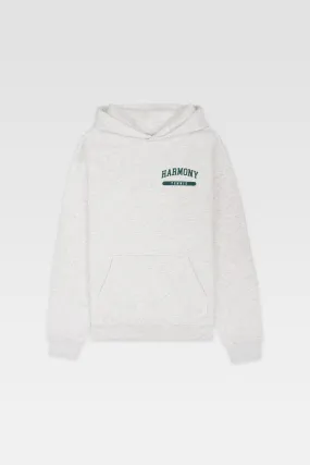 Tennis Hoodie - Heather Grey - Cotton Jersey