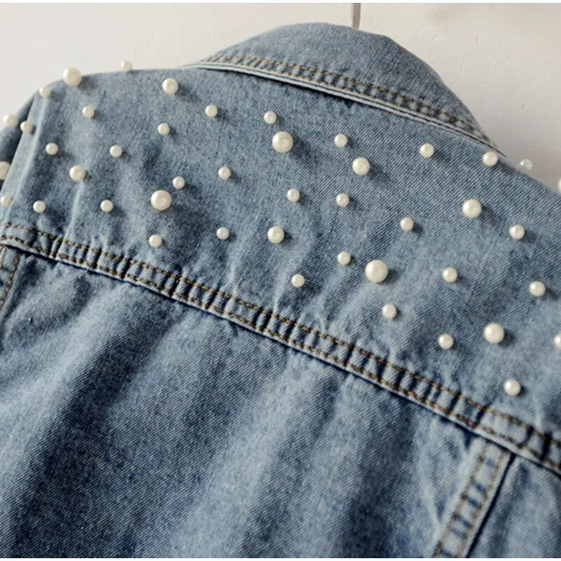 Women Pearl Beading Jackets