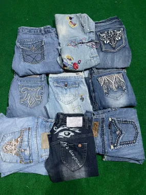 Y2K women's Flared Jeans 12 Pieces